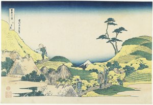 Lower Meguro by Katsushika Hokusai