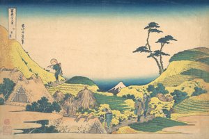 Lower Meguro from the Series Thirty-six Views of Mount Fuji by Katsushika Hokusai