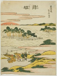 Maisaka, from the series "Fifty-three Stations of the Tokaido" by Katsushika Hokusai