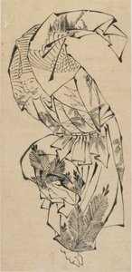Male Dancer, Manzai, Late 18th-Early 19th Century