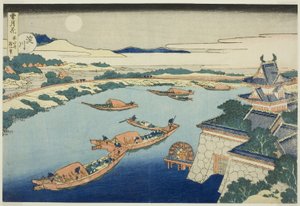 Moonlight on the Yodo River, from the series 