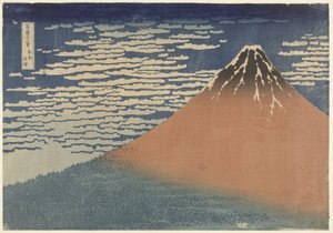 Mount Fuji in Clear Weather (Red Fuji)