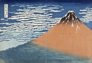 Mount Fuji in Clear Weather (also known as Red Fuji)
