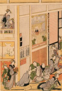 New Years Day at the Teahouse Ogi-ya, c.1810