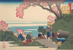 Poem by Gon-chunagon Masafusa Oe no Masafusa, from the series One Hundred Poems Explained
