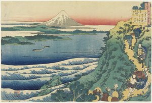 Poem by Yamabe no Akahito, from One Hundred Poems Explained by the Nurse, c.1839