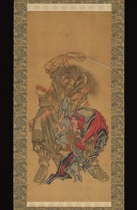 Shōki, the Demon Queller by Katsushika Hokusai