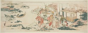 The Chofu Jewel River, one of the Six Jewel Rivers by Katsushika Hokusai