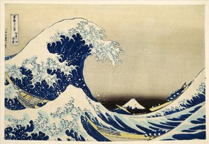 The Great Wave off Kanagawa from the Series 36 Views of Mt. Fuji; 1831