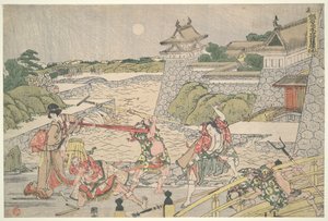 The Loyal League of Forty-seven Ronin, Act III: Kampei attacked by Bannai and his men