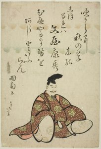 The Poet Bunya no Yasuhide, from the Series Six Immortal Poets (Rokkasen) by Katsushika Hokusai