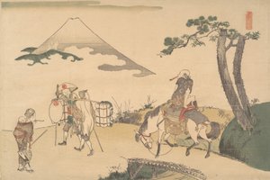 The Top of Mount Fuji by Katsushika Hokusai