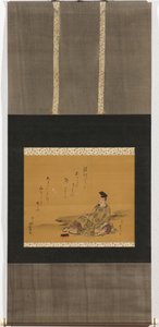 The divine poet Kakinomoto no Hitomaro