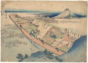 Ushibori in Hitachi Province, from the Series Thirty-six Views of Mount Fuji by Katsushika Hokusai
