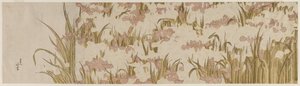 White and Purple Irises by Katsushika Hokusai
