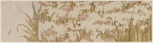 White and Purple Irises by Katsushika Hokusai