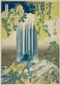 Yoro Falls in Mino Province, from the series "A Tour of Waterfalls in Various Provinces"