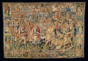 Parish Museum of Tapestries. Flemish Tapestry. Charlemagne, Triumphal Entry in Carmania by Alec Hunter
