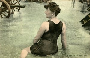 Woman in Swimsuit, c. early 1900’s