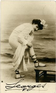 Woman on the Beach, c. early 1900’s by Alec Hunter