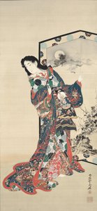Hell Courtesan by Kawanabe Kyosai