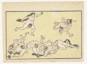 Orgy by Kawanabe Kyosai