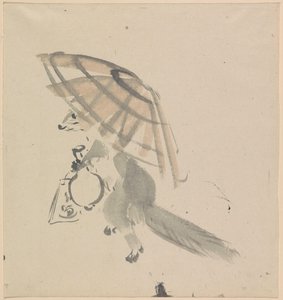Fox with Carafe and Parasol