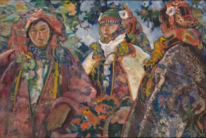 Hutsul Wedding by Kazimierz Sichulski