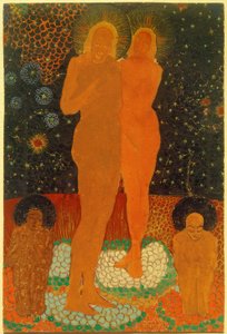 Adam and Eve by Kazimir Severinovich Malevich
