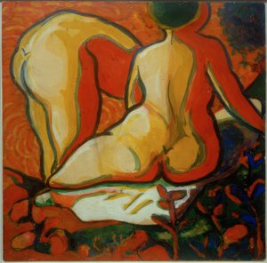 Bather Seen from Behind