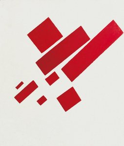 Eight red rectangles