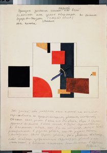 The Principle of the Mural Painting by Kazimir Severinovich Malevich