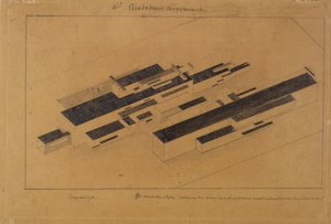 Modern Buildings by Kazimir Severinovich Malevich