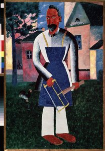 Summer Resident by Kazimir Severinovich Malevich