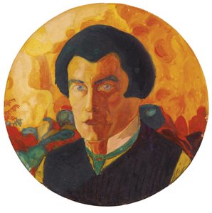 Self-Portrait 1908-1910 by Kazimir Severinovich Malevich