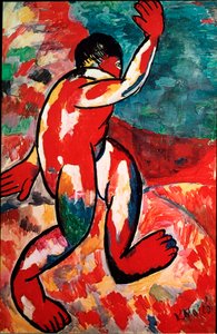 The Bather by Kazimir Severinovich Malevich