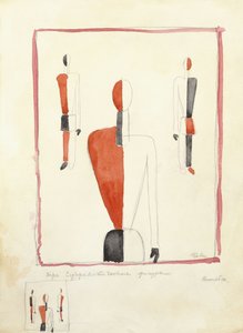 Three Suprematist Figures