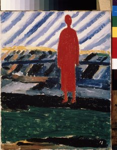 A Red Figure by Kazimir Severinovich Malevich