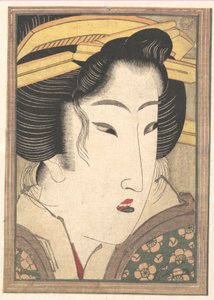 Head of a Beauty by Keisai Eisen