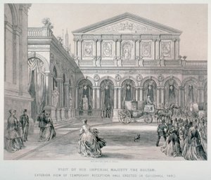 Visit of Abd-ul-Aziz, Sultan of Turkey to the Guildhall, City of London