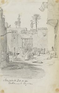 Entrance to Bazaar by Kellogg, Miner Kilbourne