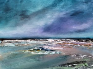 Purple Sky Seascape