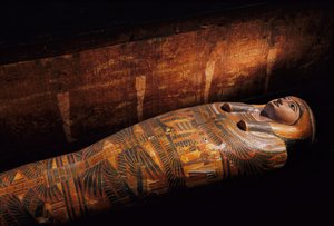 Anthropoid coffin of the Lady Taberu by Kenneth Garrett