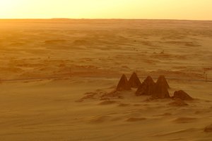 Gebel Barkal, Temple Complex, Pharaoh Taharka, Mut temple, B300, Kareima town, Nile river, 2007 by Kenneth Garrett