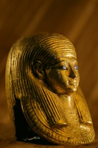 Gold Funerary Mask of Fetus, KV54, 2009 by Kenneth Garrett