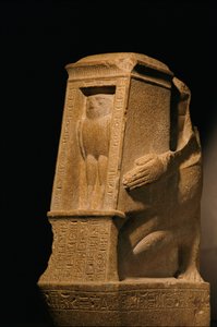 Headless Statue of Sebty Made of Quartzite, New Kingdom, 2002