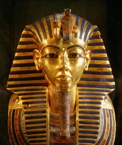 King Tutankhamun Gold Funerary Mask, New Kingdom, 2002 by Kenneth Garrett