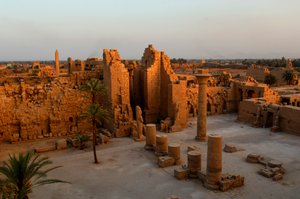 Kiosk of Taharka, first courtyard, Karnak Temple, Black Pharaohs, Nubians, Egypt, Luxor, 2007