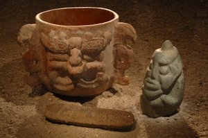 Maya; Maya Murals; San Bartolo; Guatemala; Dr. Bill Saturno, 2002 by Kenneth Garrett