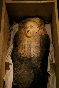 Mummy of a Four-Year-Old Girl, Bahariya, Greco-Roman Period, 2002 by Kenneth Garrett